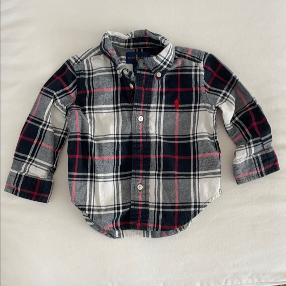 Ralph Lauren baby boys button down 12 months
